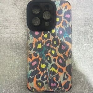 Colorful Leopard Print Phone Case